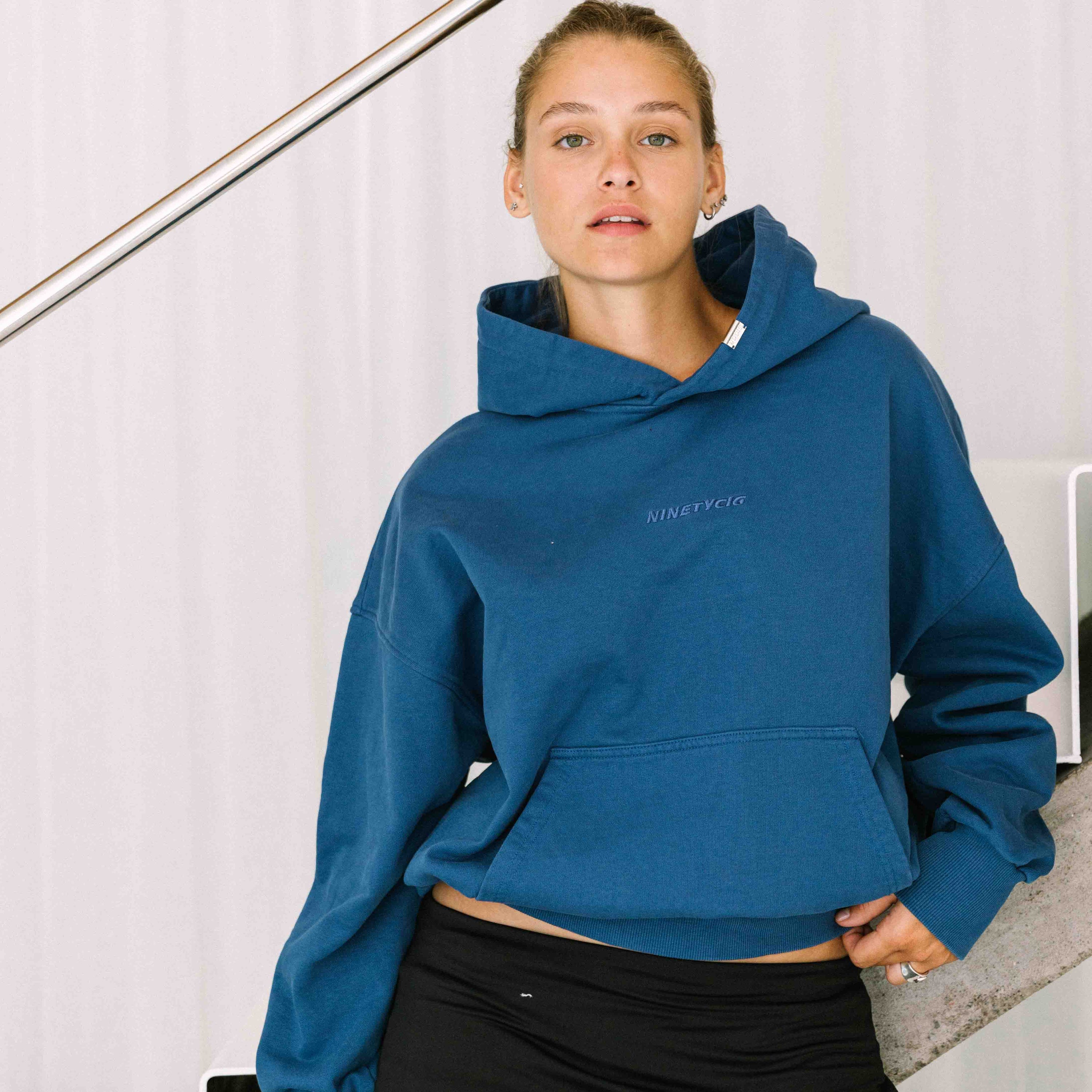 90CIG LOGO HOODIE - Blue
