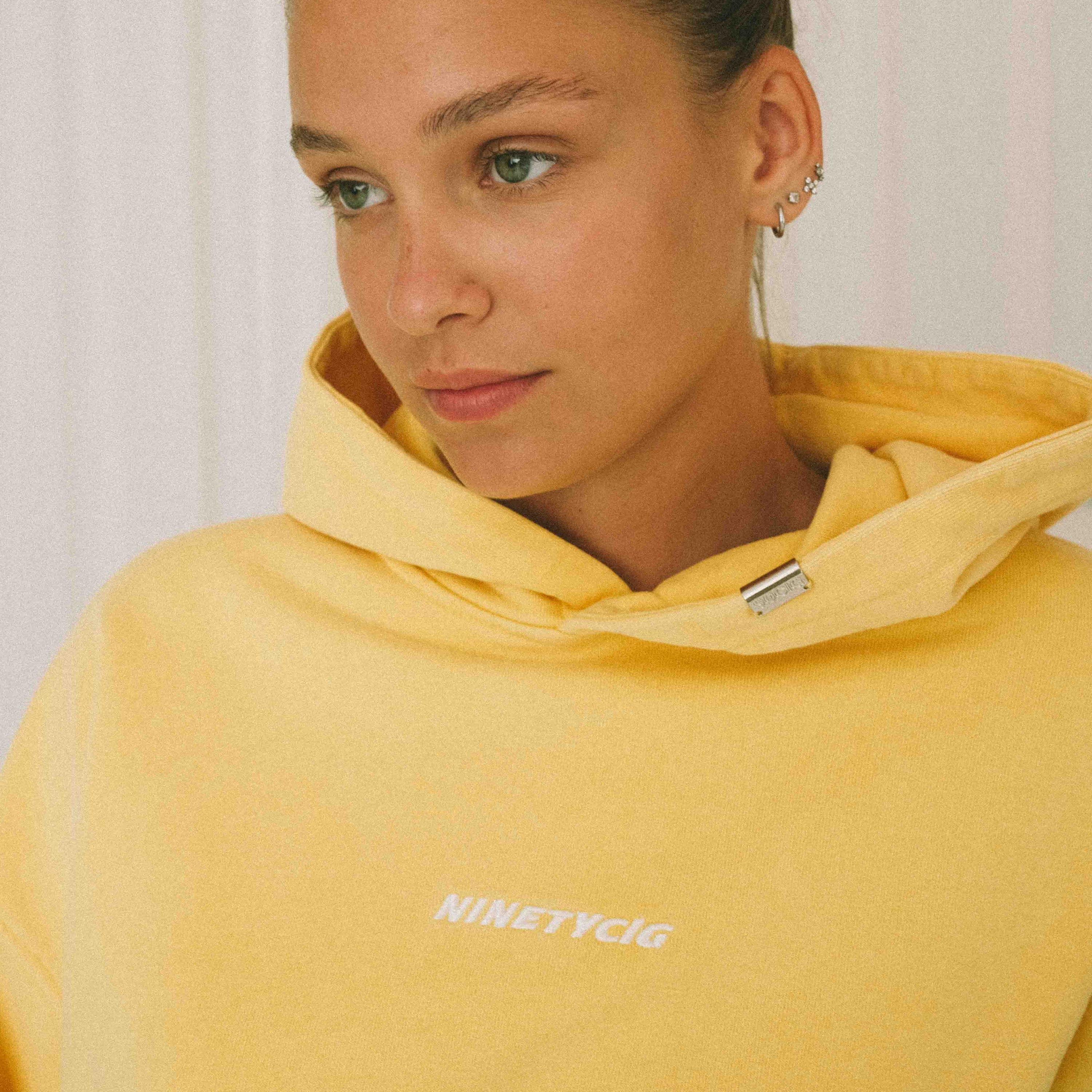 90CIG LOGO HOODIE - Yellow