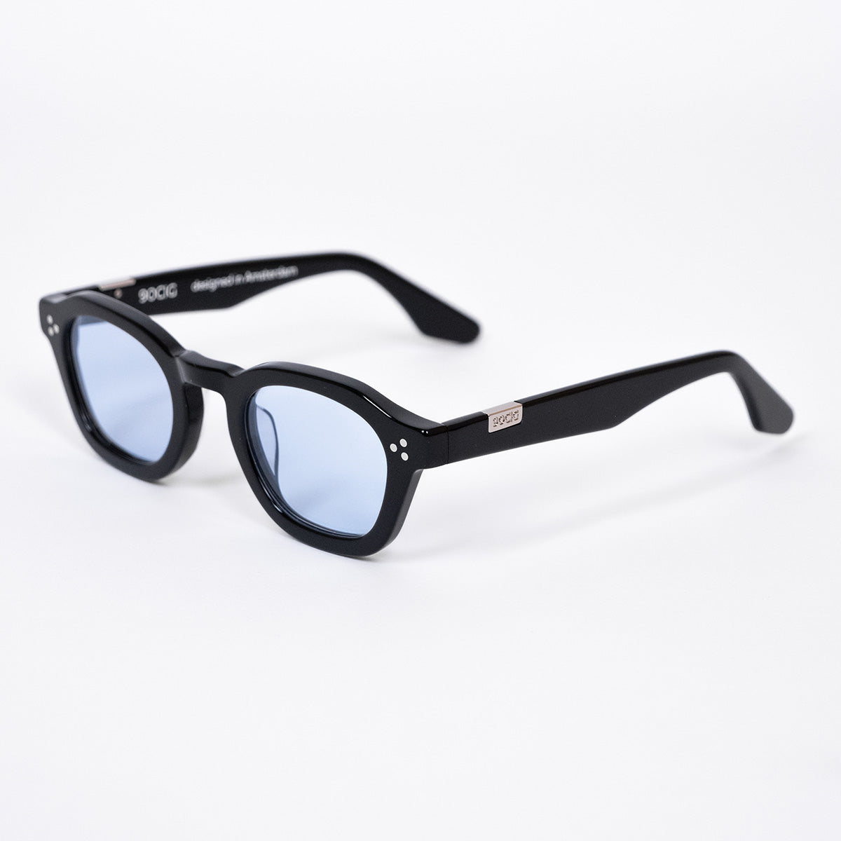 Blue lens sunglasses