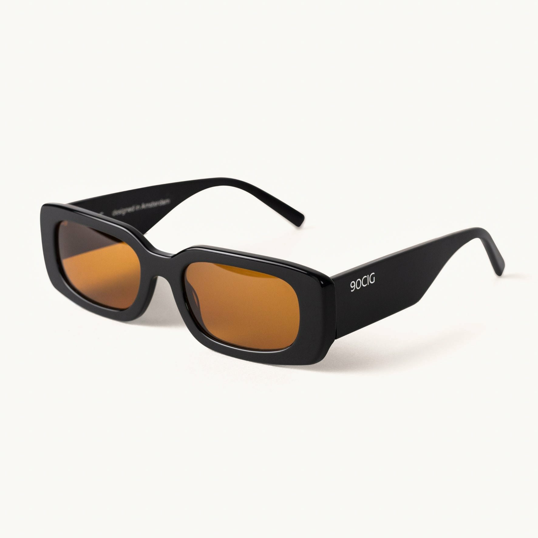 90CIG XXX01 Black/Orange Unisex Sunglasses