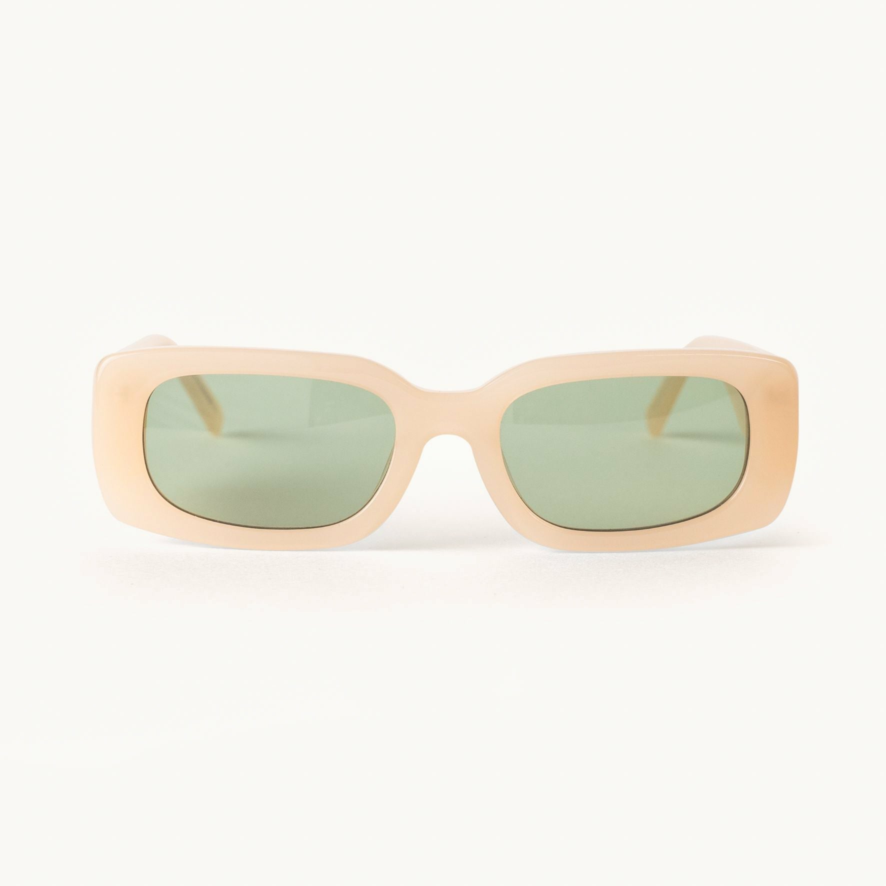 90CIG XXX01 Creme/Green Unisex Sunglasses