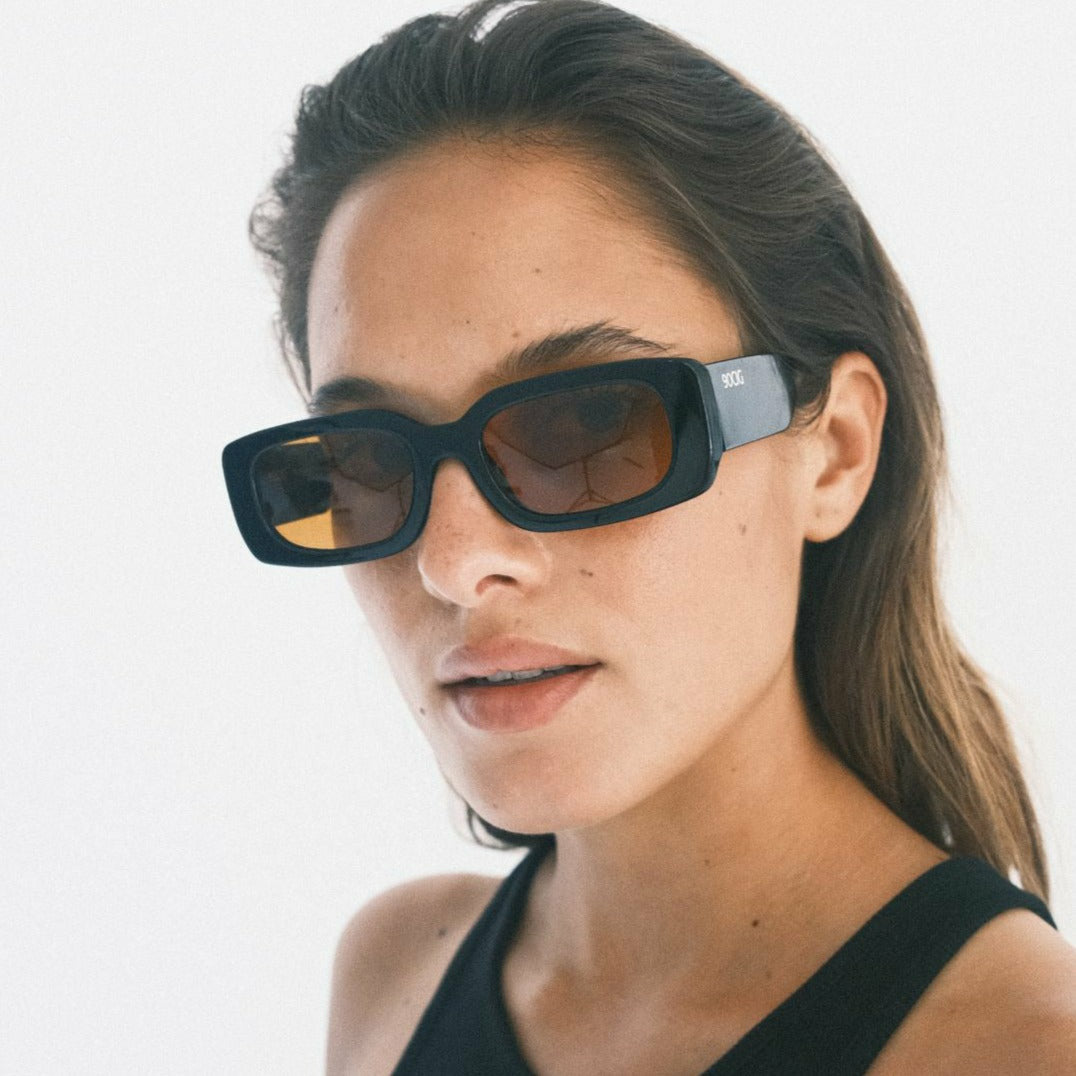 90CIG XXX01 Black/Orange Unisex Sunglasses