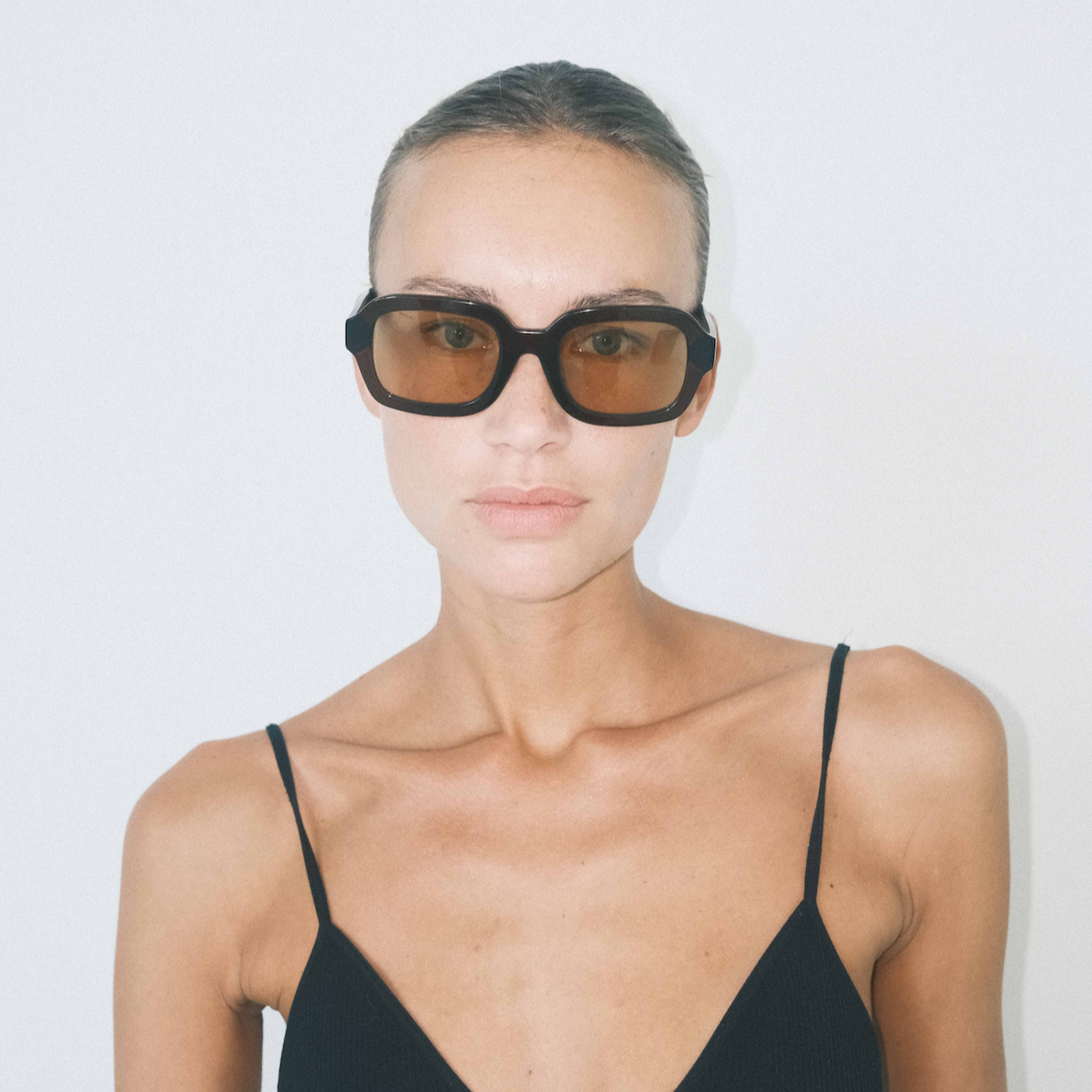 90CIG XXX02 Brown/Yellow Unisex Sunglasses